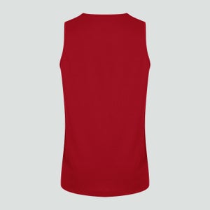 Mens Club Dry Singlet Red