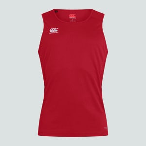 Mens Club Dry Singlet Red