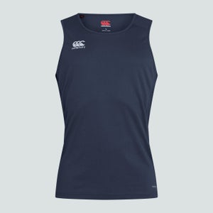 MENS CLUB DRY SINGLET IN NAVY