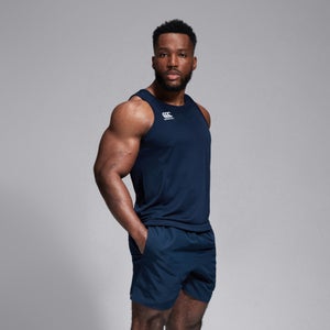 MENS CLUB DRY SINGLET IN NAVY