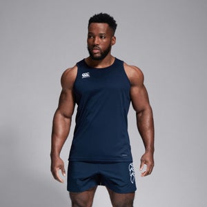 MENS CLUB DRY SINGLET IN NAVY