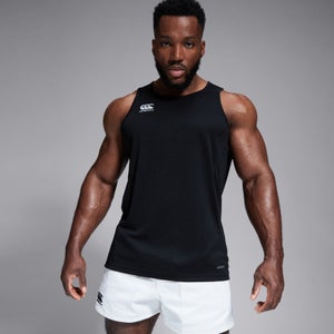MENS CLUB DRY SINGLET IN BLACK