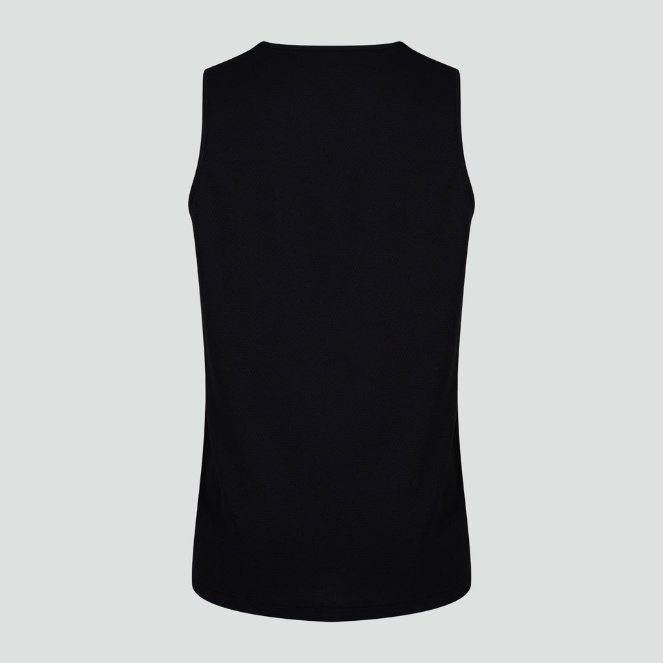 MENS CLUB DRY SINGLET IN BLACK