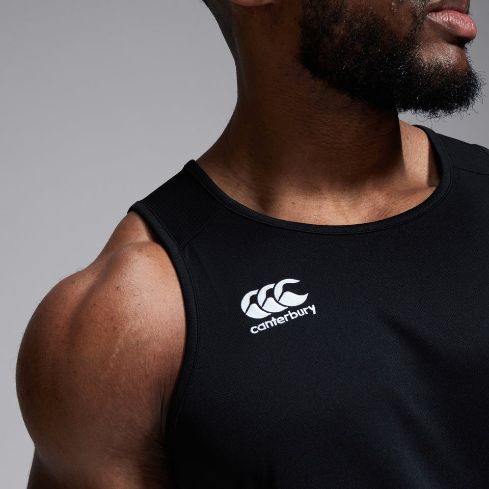 Mens Club Dry Singlet Black