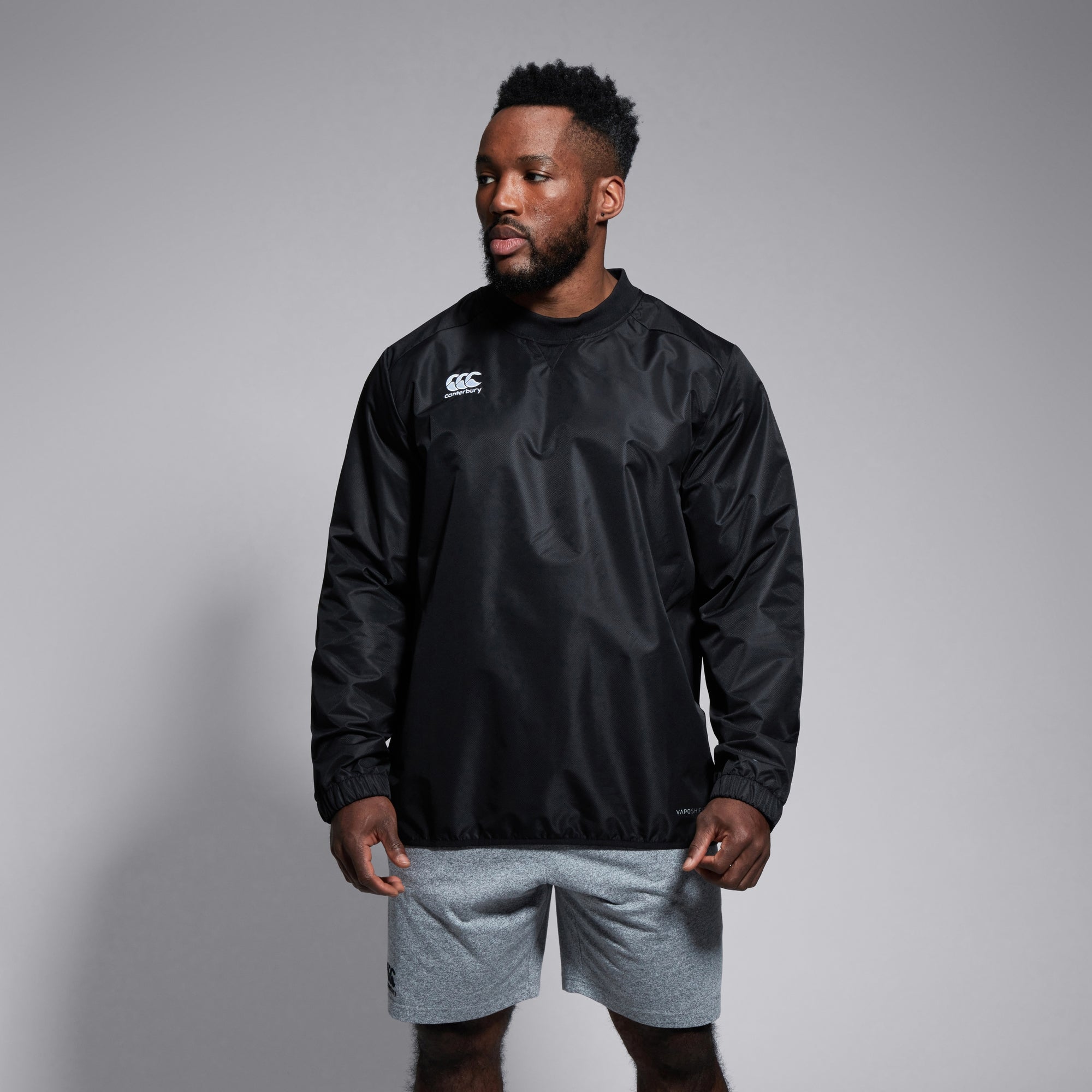 CANTERBURY CLUB VAPOSHIELD CONTACT TOP AM BLACK | Canterbury of