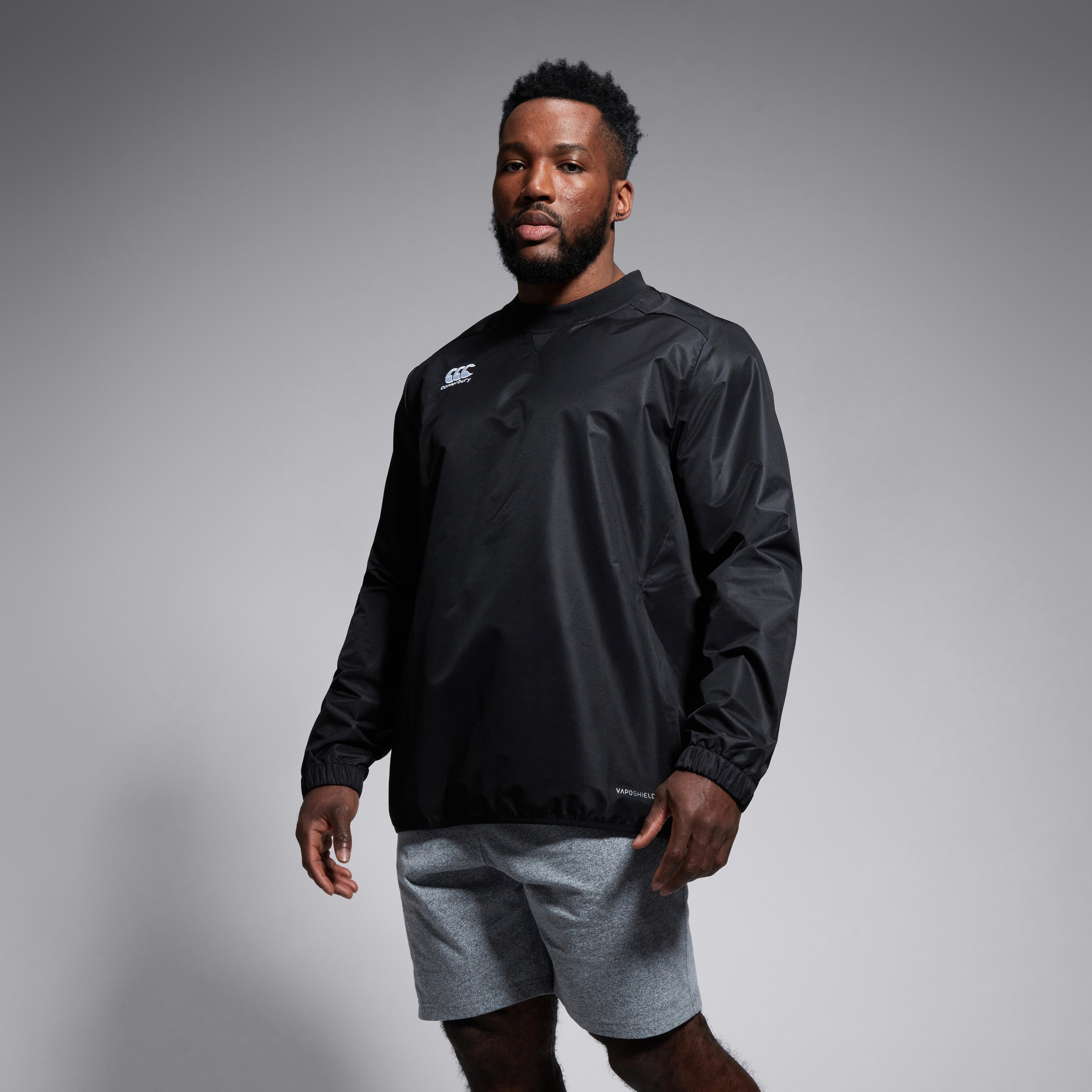 Mens Club Vaposhield Contact Top Black | Canterbury