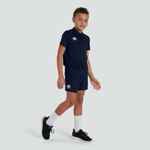 Junior Unisex Club Dry Polo Shirt Navy