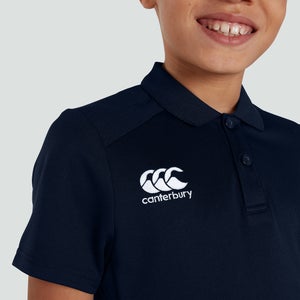 KIDS CLUB DRY POLO SHIRT IN NAVY