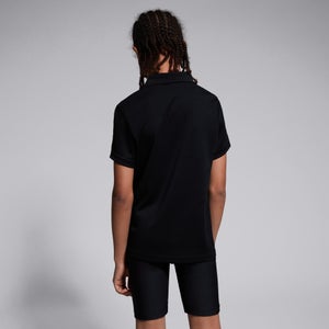 KIDS CLUB DRY POLO SHIRT IN BLACK