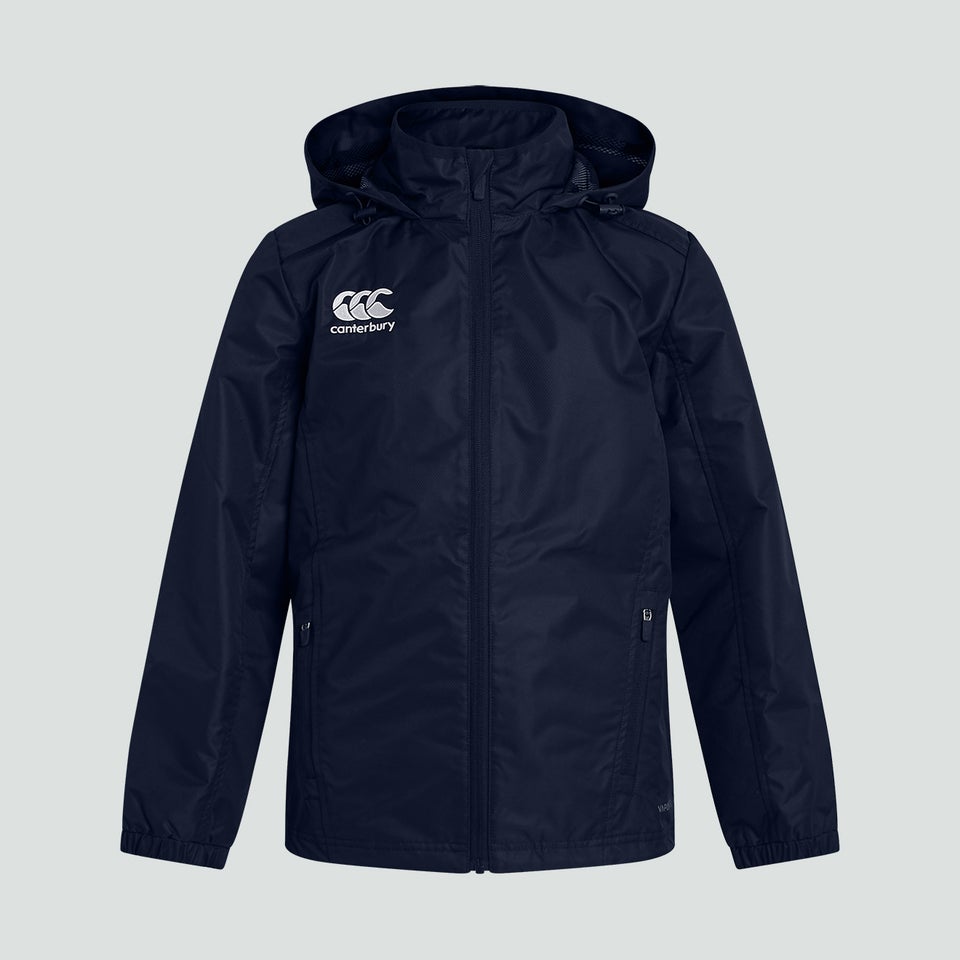 Junior Unisex Club Vaposhield Full Zip Rain Jacket Navy