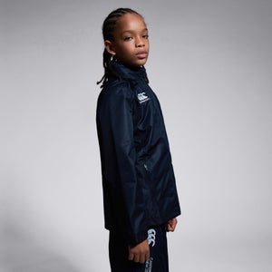 K CLUB VAPOSHIELD FULL ZIP RAIN JACKET NAVY