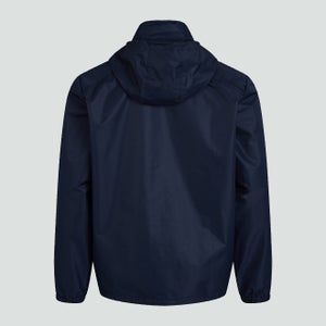 K CLUB VAPOSHIELD FULL ZIP RAIN JACKET NAVY