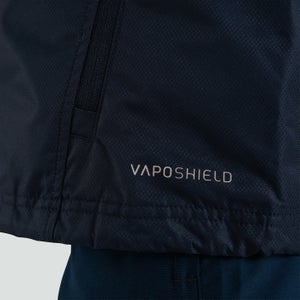 K CLUB VAPOSHIELD FULL ZIP RAIN JACKET NAVY