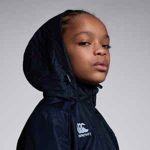 K CLUB VAPOSHIELD FULL ZIP RAIN JACKET NAVY