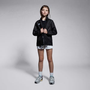 K CLUB VAPOSHIELD FULL ZIP RAIN JACKET BLACK