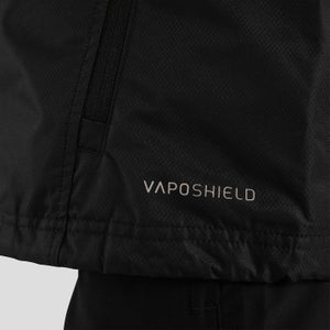 K CLUB VAPOSHIELD FULL ZIP RAIN JACKET BLACK