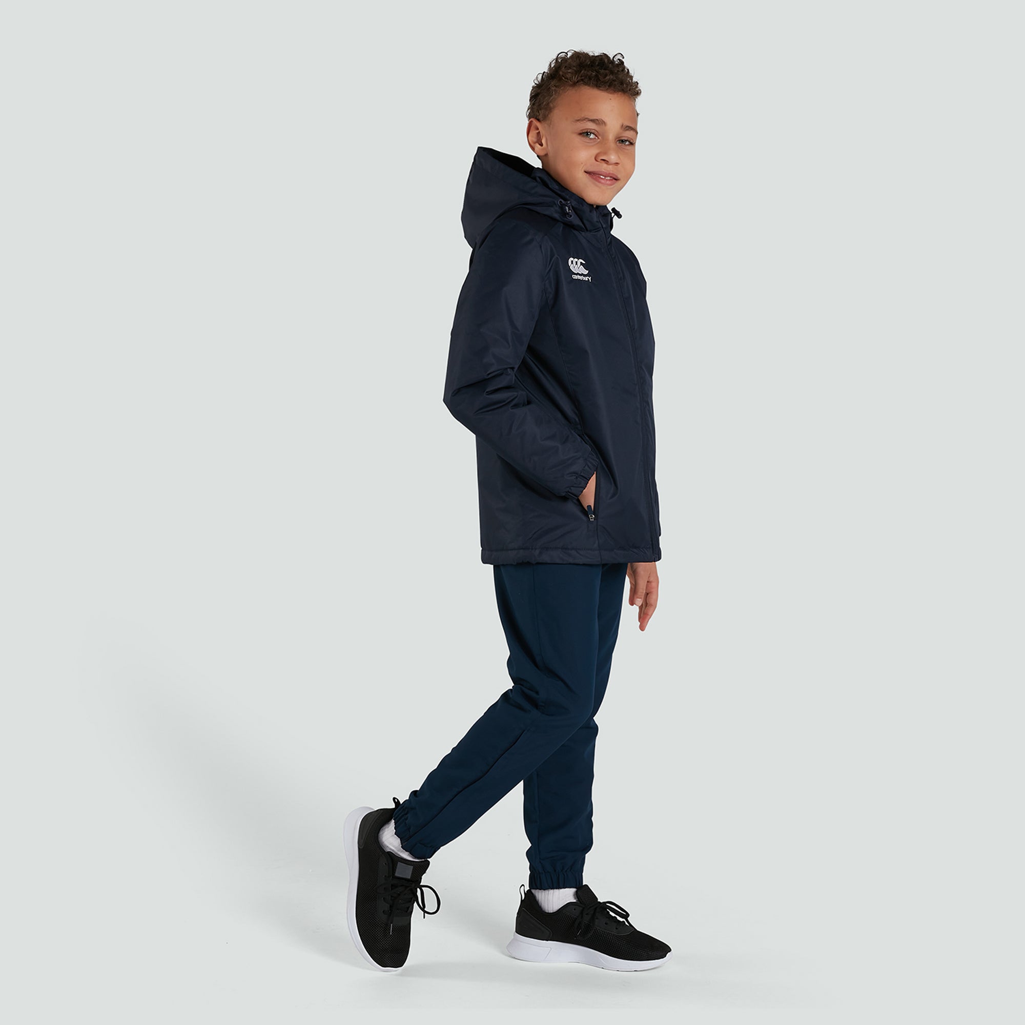 Junior Unisex Club Vaposhield Stadium Jacket Navy | Canterbury