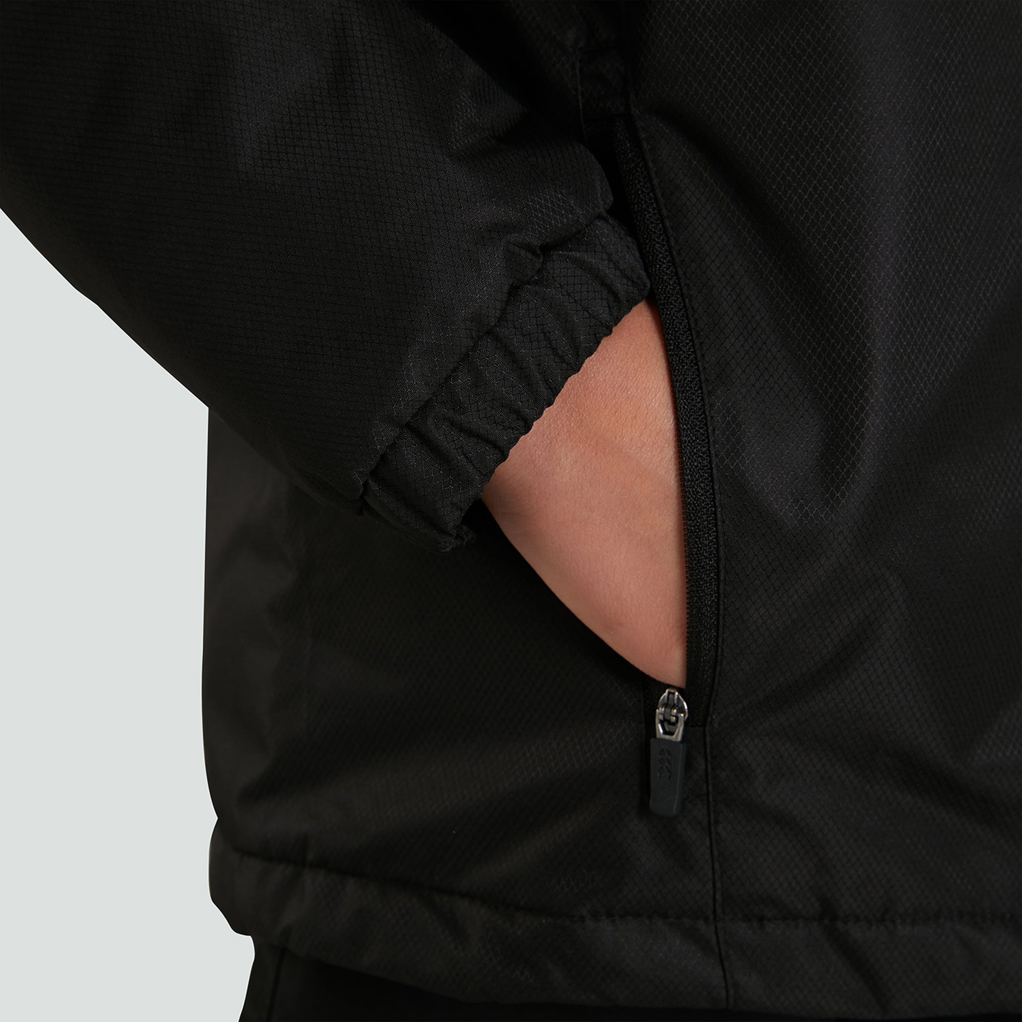 Junior Unisex Club Vaposhield Stadium Jacket Black | Canterbury