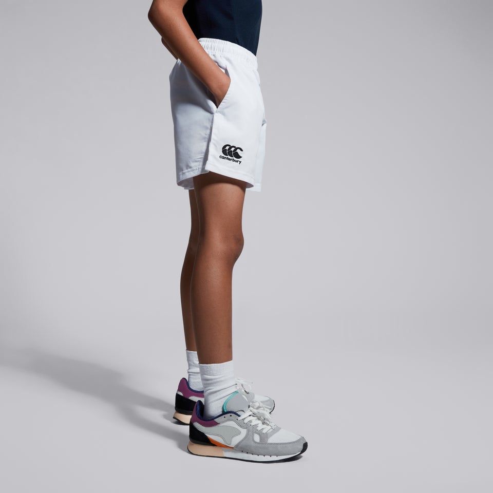Junior Unisex Club Short White