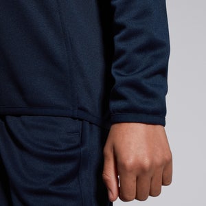 Junior Unisex Club 1/4 Zip Midlayer Training Top Navy