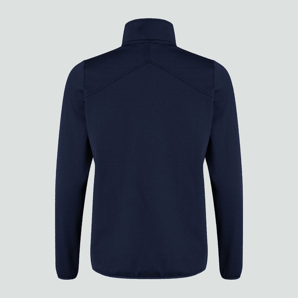 Junior Unisex Club 1/4 Zip Midlayer Training Top Navy