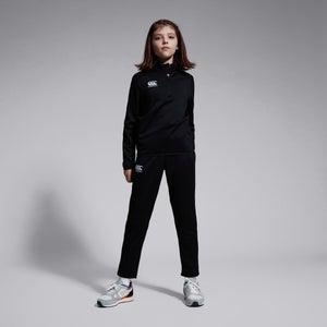 Junior Unisex Club 1/4 Zip Midlayer Training Top Black