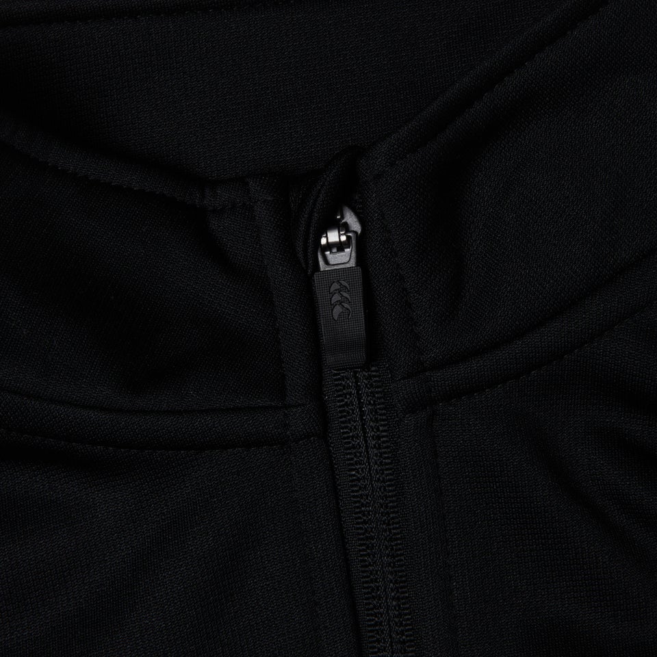 Junior Unisex Club 1/4 Zip Midlayer Training Top Black