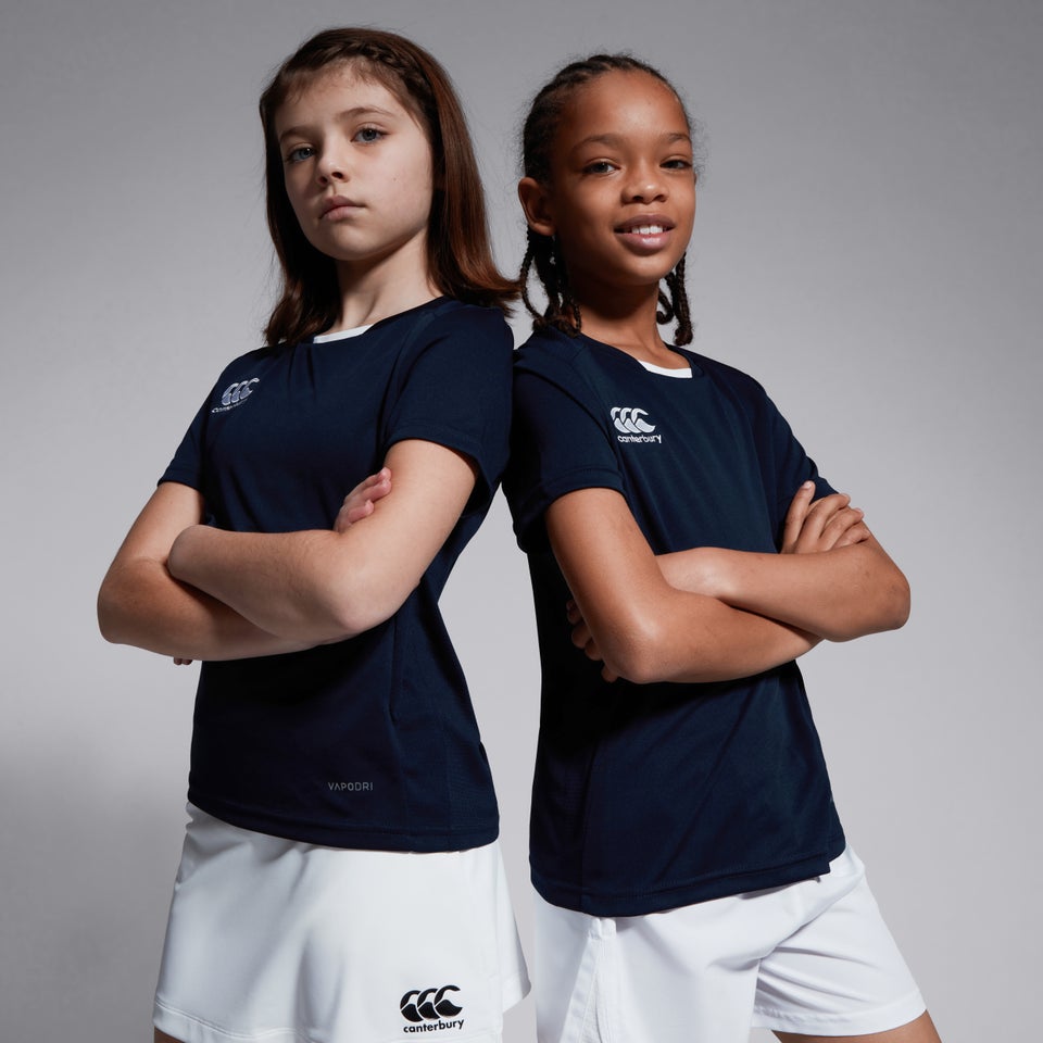 Junior Unisex Club Dry Tee Navy