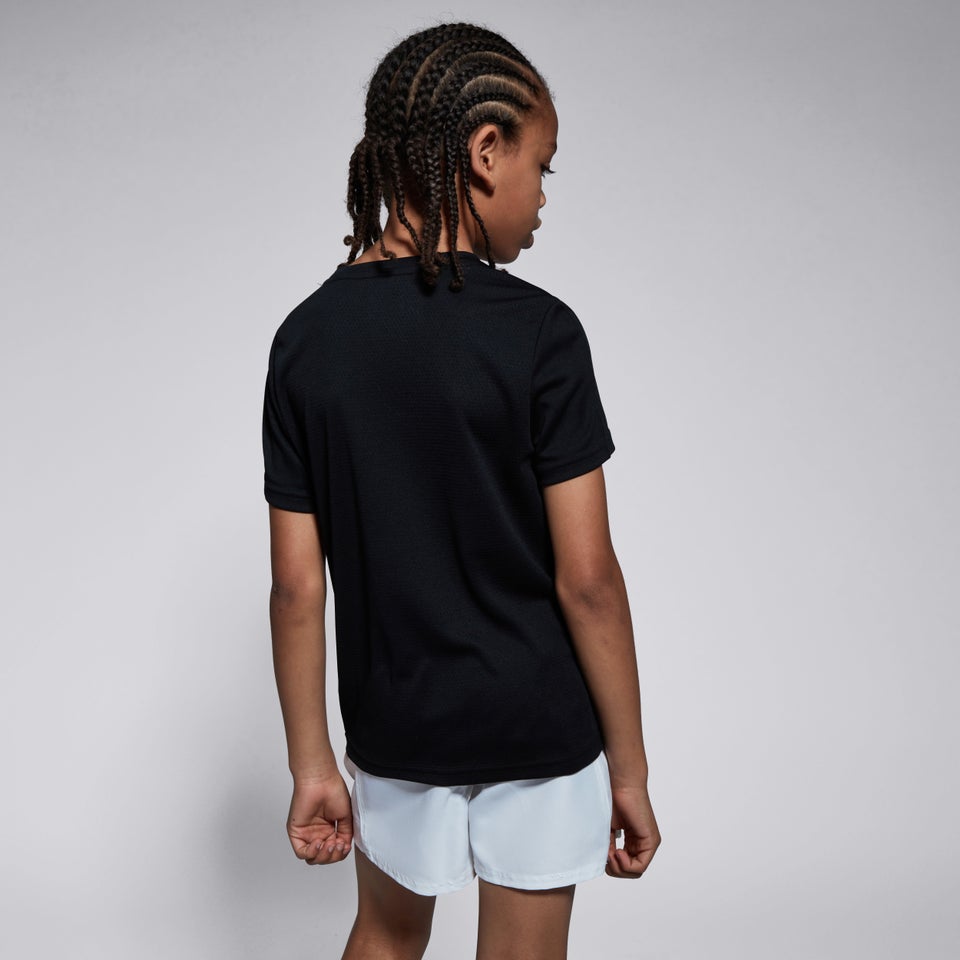 Junior Unisex Club Dry Tee Black