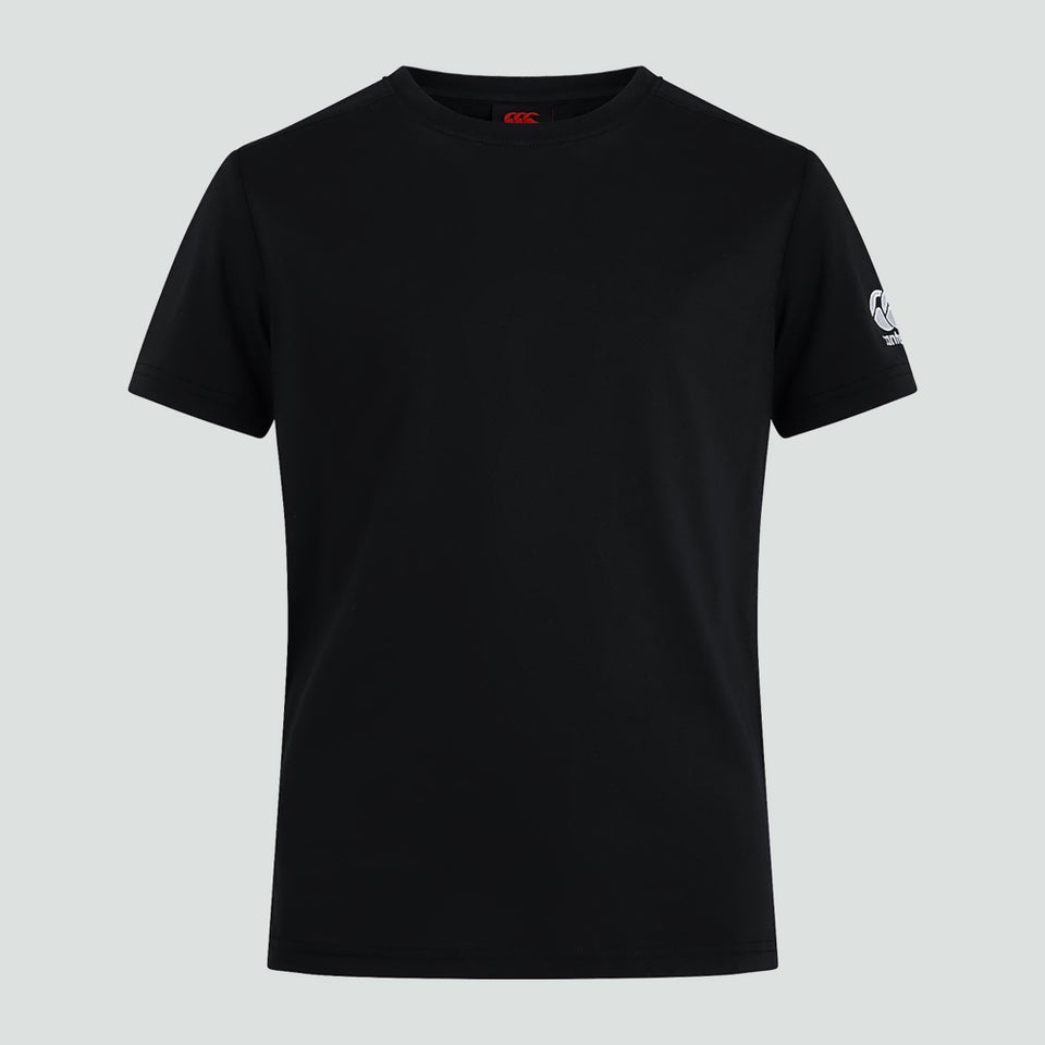 Junior Unisex Club Plain Tee Black