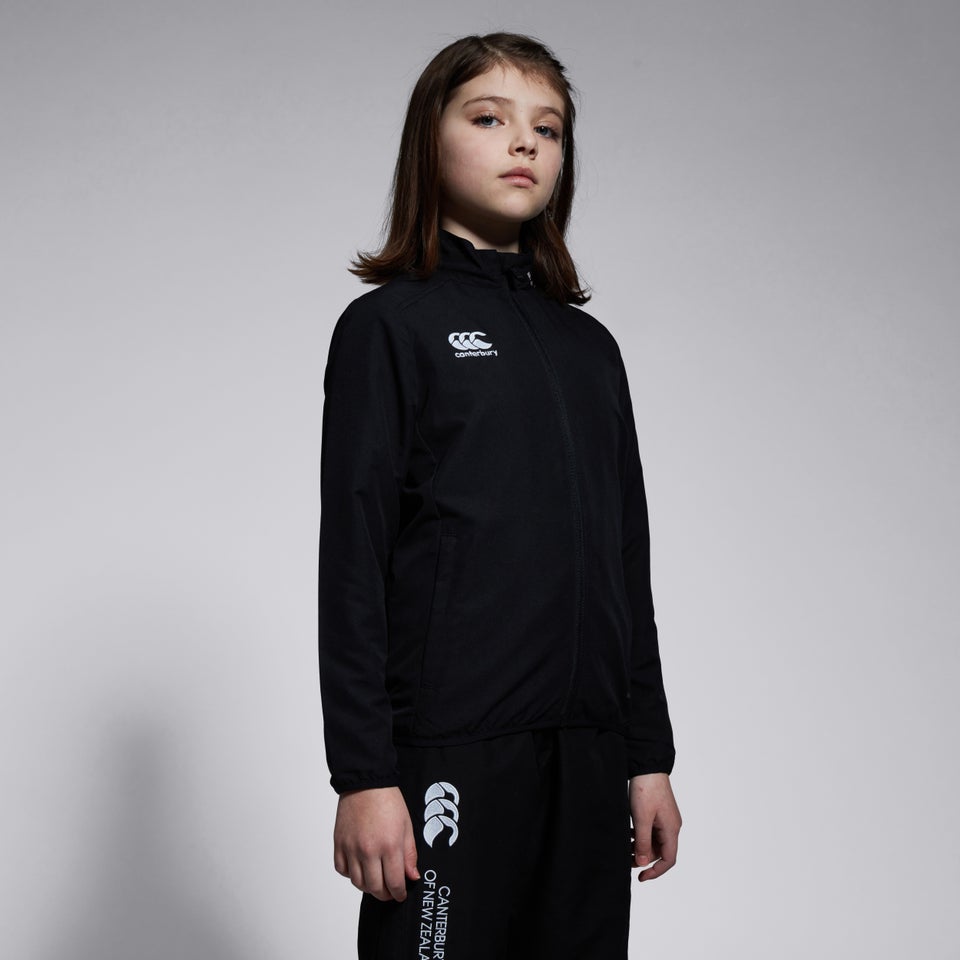 Junior Unisex Club Track Jacket Black