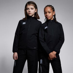 JUNIOR UNISEX CLUB TRACK JACKET BLACK - AGE 6