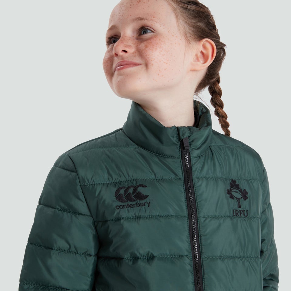 Junior Unisex Ireland Lightweight Padded Jacket Black