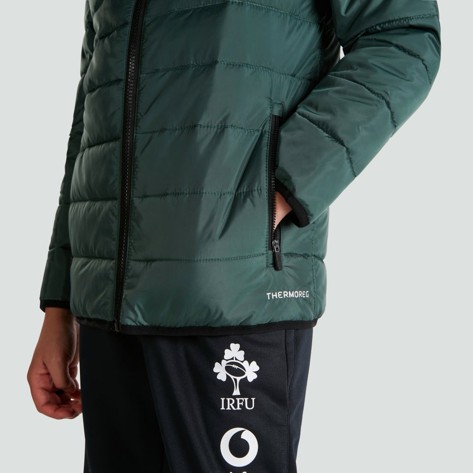 Junior Unisex Ireland Lightweight Padded Jacket Black