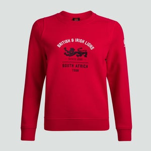 Womens British & Irish Lions Sweatshirt Red