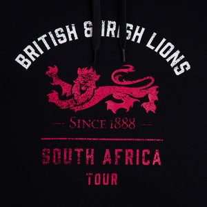 Mens British & Irish Lions Graphic Hoody Black