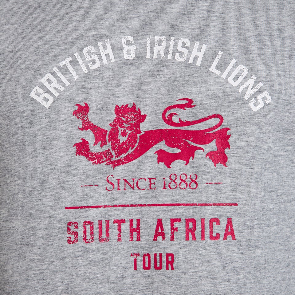 Mens British & Irish Lions Sweatshirt Grey