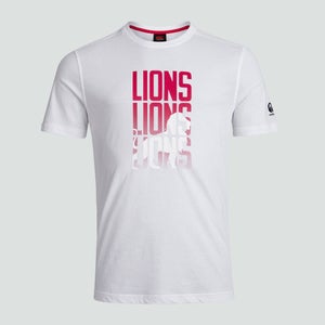 Mens British & Irish Lions Graphic Tee White