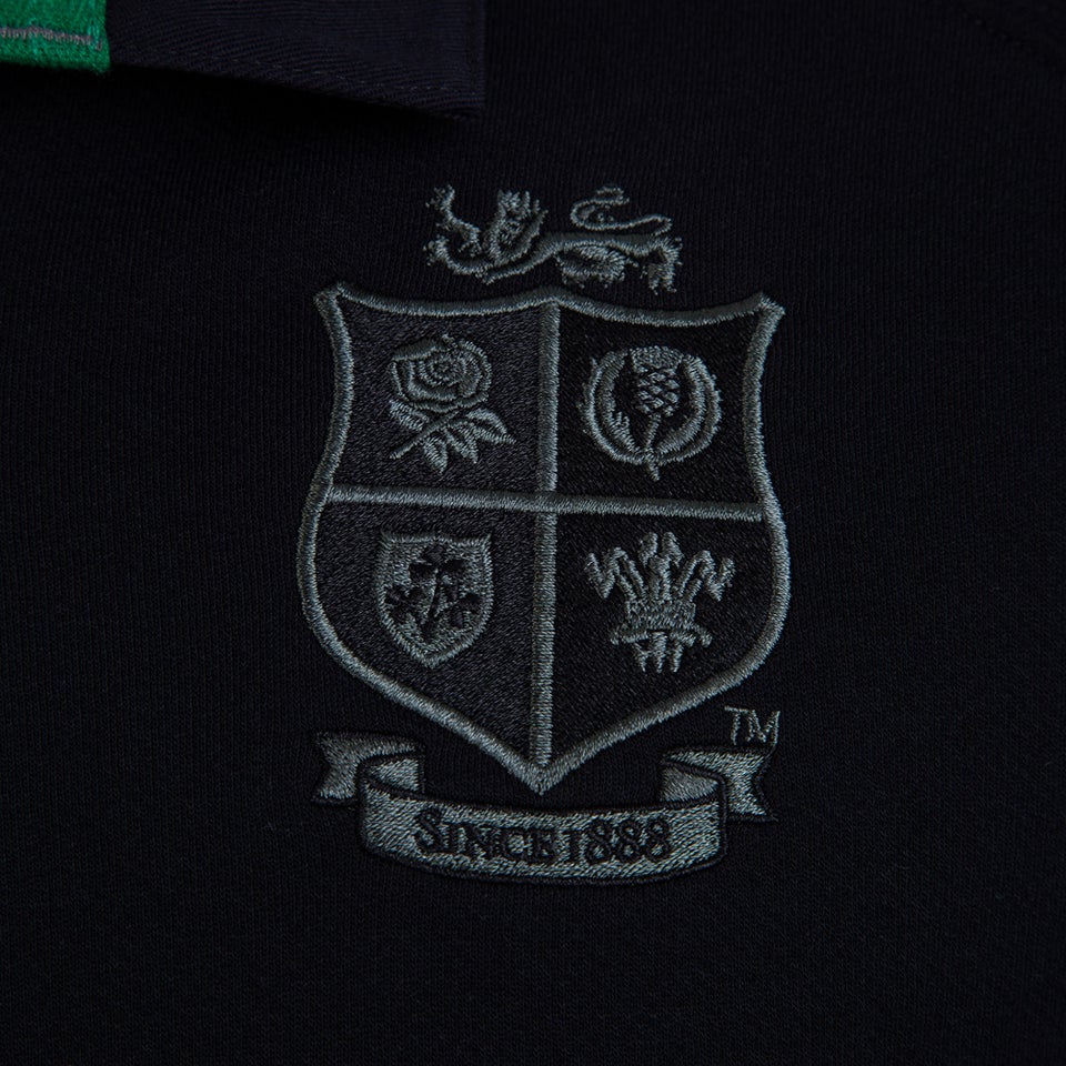 Mens British & Irish Lions Cotton Jersey Black
