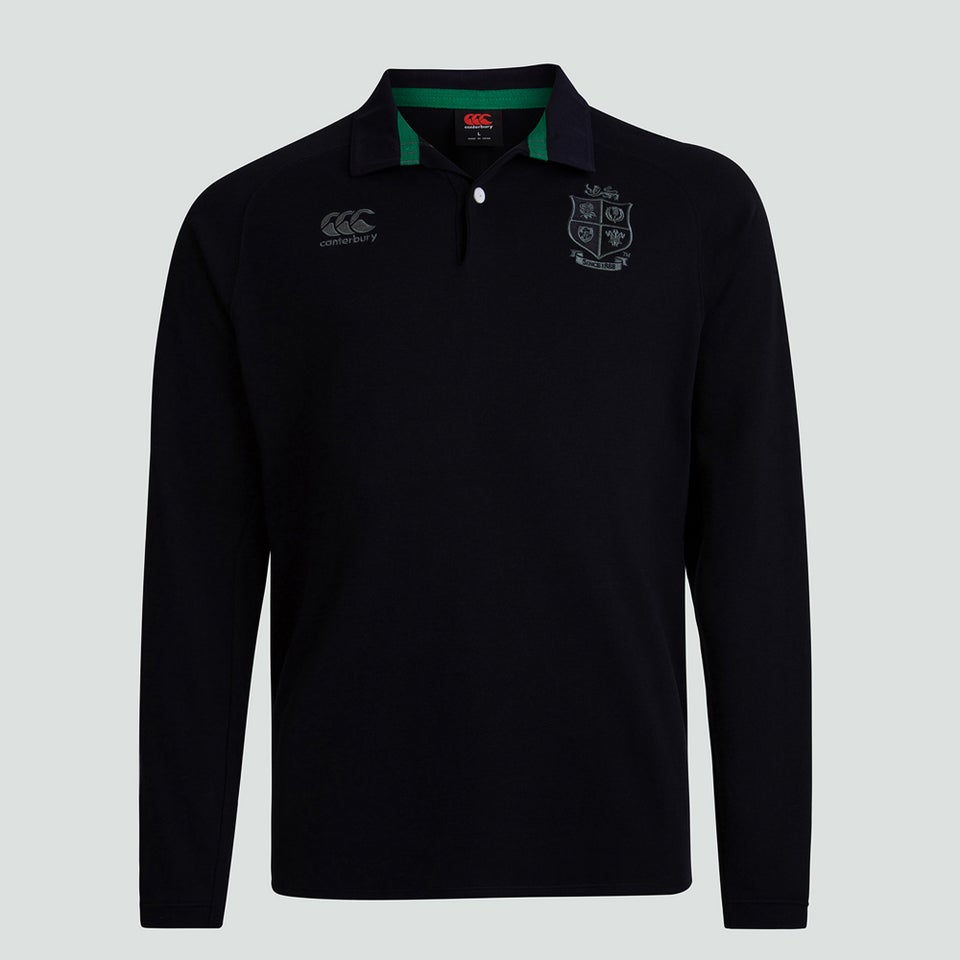 Mens British & Irish Lions Cotton Jersey Black