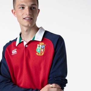 Mens British & Irish Lions Cotton Jersey Red
