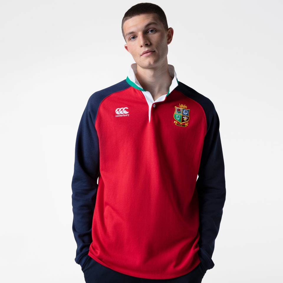 Mens British & Irish Lions Cotton Jersey Red