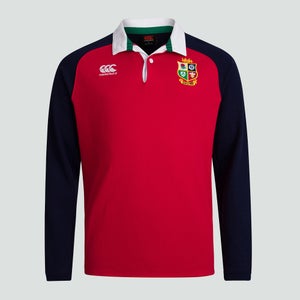 Mens British & Irish Lions Cotton Jersey Red