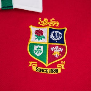 Mens British & Irish Lions Harlequin Long Sleeved Cotton Jersey Blue