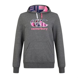 WOMENS CCC UGLIES HOODY GREY/PINK - 6