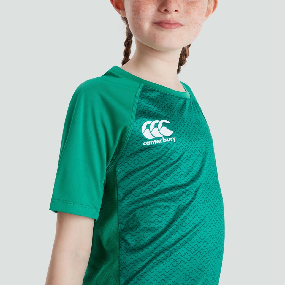 Junior Unisex Ireland Superlight Training Tee Green