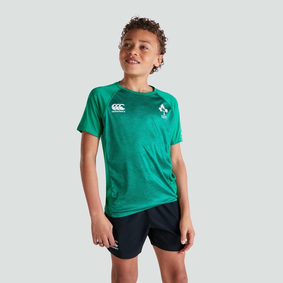 Junior Unisex Ireland Superlight Training Tee Green