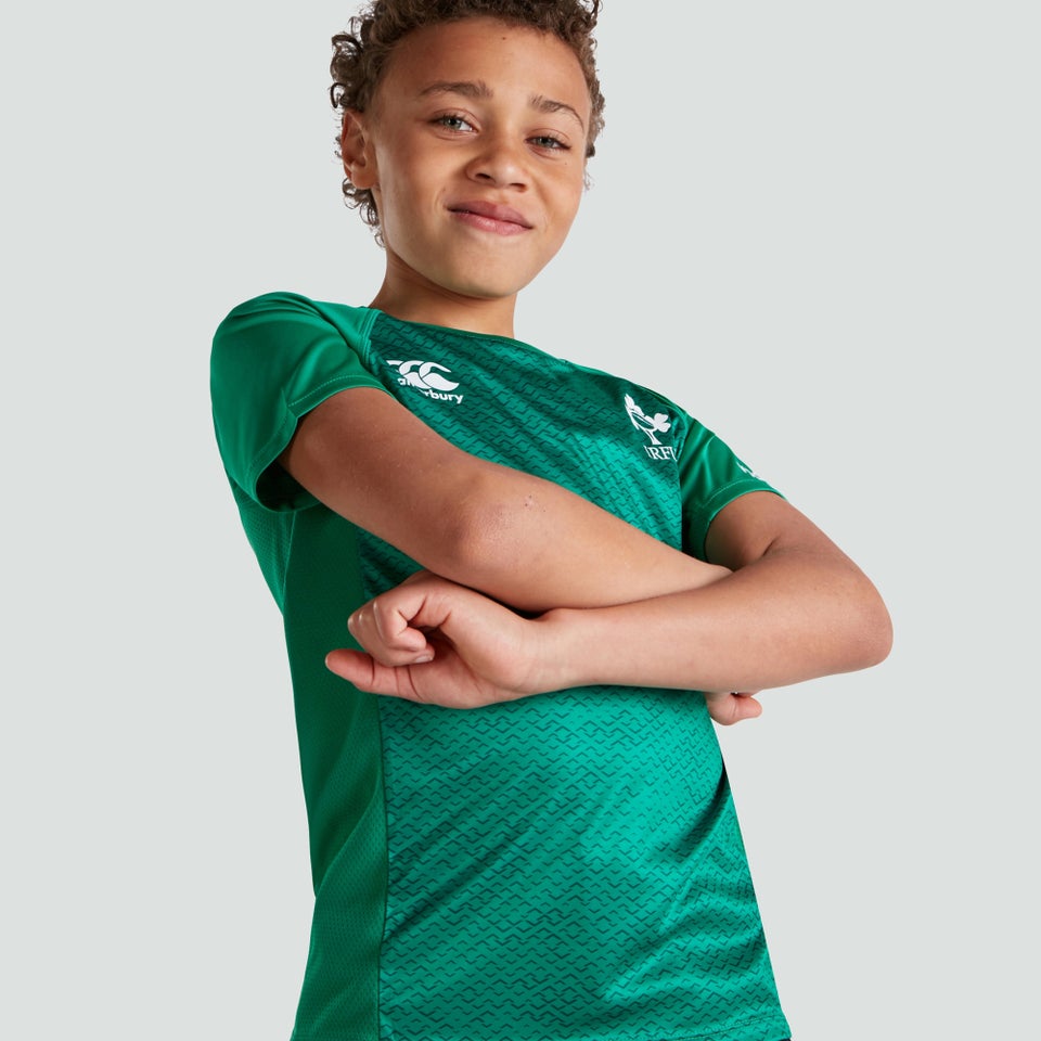 Junior Unisex Ireland Superlight Training Tee Green