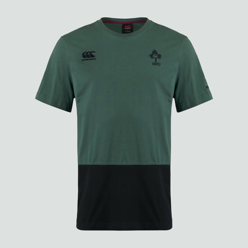 Mens Ireland Colour Block Tee Green