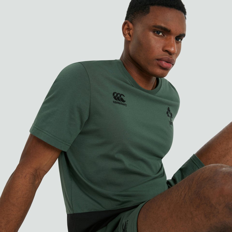 Mens Ireland Colour Block Tee Green